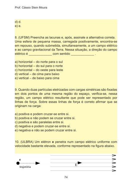 Física para o Ensino Médio Gravitação, Eletromagnetismo e ... - pucrs