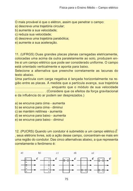 Física para o Ensino Médio Gravitação, Eletromagnetismo e ... - pucrs