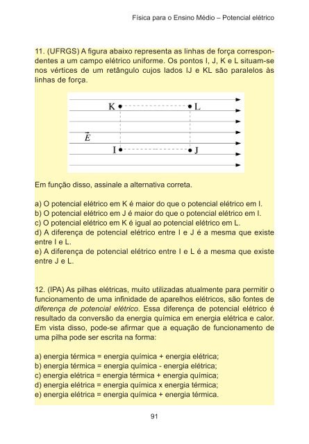 Física para o Ensino Médio Gravitação, Eletromagnetismo e ... - pucrs