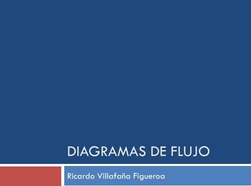 DIAGRAMAS DE FLUJO - Ricardo Villafaña Figueroa