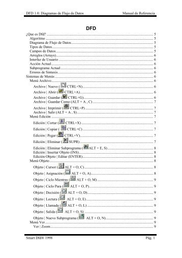 DFD 1.0: Diagramas de Flujo de Datos Manual de Referencia ¿Que ...