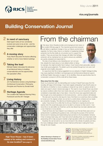 Building Conservation Journal - RICS