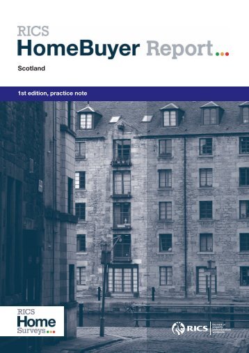 RICS HomeBuyer Report practice note 2010 Scotland