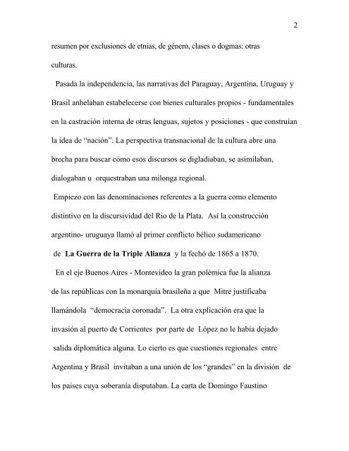 El cuerpo de la Guerra del Paraguay - Corredor de las Ideas