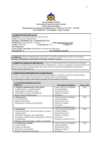 Serviço Público Federal Universidade Federal de Santa ... - CAD