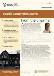 Building Conservation Journal - RICS