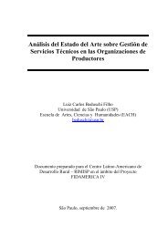 Análisis del Estado del Arte sobre Gestión de ... - EACH - USP