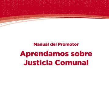 Aprendamos sobre Justicia Comunal - Red Participación y Justicia