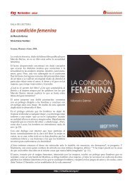 La condición femenina - Virtualia