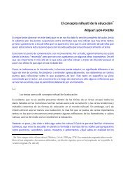 El concepto náhuatl de la educación* Miguel León-‐Portilla - dgespe