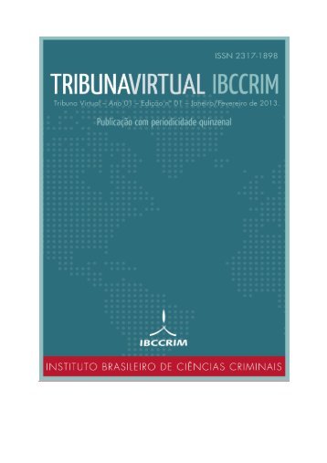 Baixe o PDF na Íntegra - Tribuna Virtual do IBCCRIM