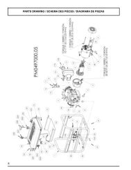 8 parts drawing / schema des pièces / diagrama de ... - Powermate