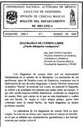 A.- Diagramas de cuerpo libre - División de Ciencias Básicas - UNAM