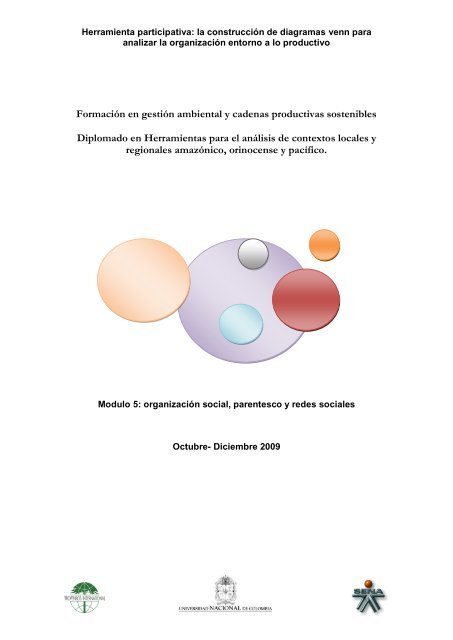 Diagrama de Venn - Proyecto SENA-Tropenbos