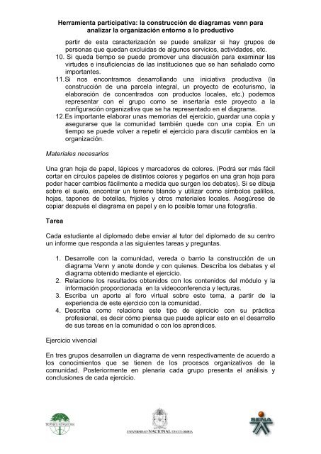 Diagrama de Venn - Proyecto SENA-Tropenbos