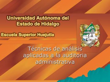 Técnicas de Análisis Aplicables en una Auditoría Administrativa