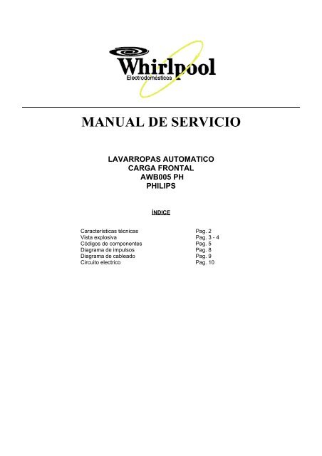 MANUAL DE SERVICIO - diagramas.diagram...