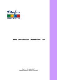Plano Operacional de Transmissões - Câmara Municipal de Mafra