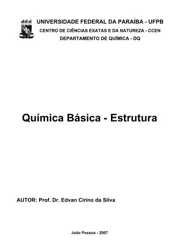 Química Básica - Estrutura - Departamento de Química ...