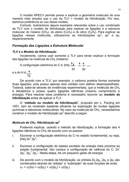 Química Básica - Estrutura - Departamento de Química ...