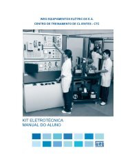 kit eletrotécnica manual do aluno - Engenharia Elétrica da UFPR