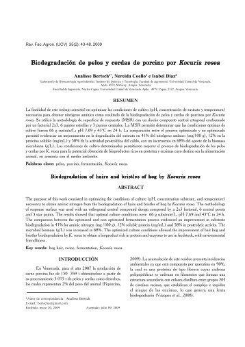 Art. 7. Biodegradación de desechos (diagramado).pmd - Revista ...