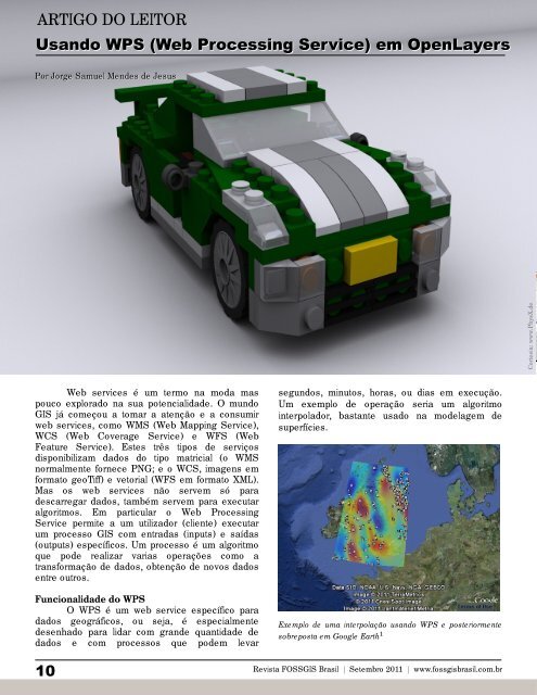 Edição 03 – Setembro de 2011 - Revista FOSSGIS Brasil