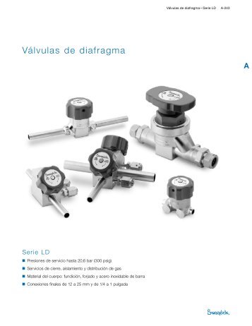 Válvulas de Diafragma: Serie LD (MS-01-172;rev_5;es ... - Swagelok
