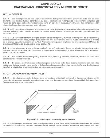 capitulo g.7 diafragmas horizontales y muros de ... - Construdata.com