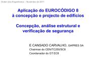 Aplicação do EUROCÓDIGO 8 à concepção e projecto de edifícios ...