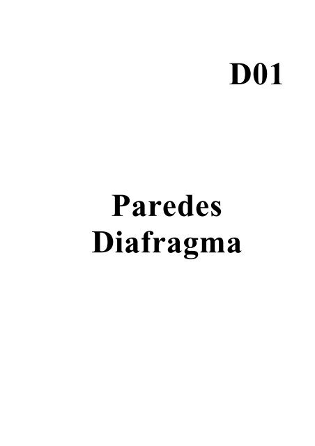 Paredes Diafragmas - ABEF