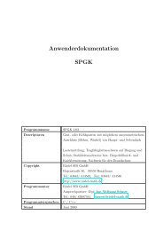 Anwenderdokumentation SPGK - Riedel SfB GmbH