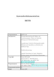 Anwenderdokumentation BETB - Riedel SfB GmbH