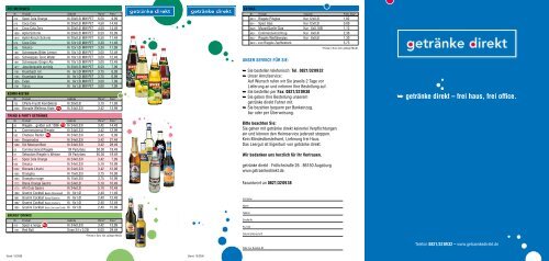 Getranke Direkt Frei Haus Frei Office