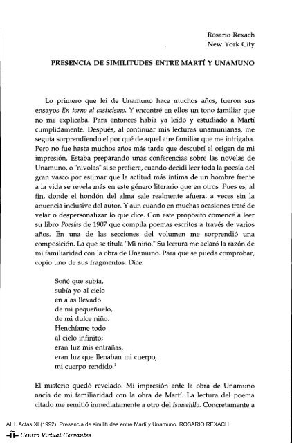 Actas XI. AIH. Presencia de similitudes entre Martí y Unamuno ...