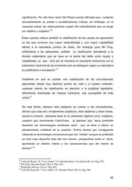 Las circunstancias atenuantes y agravantes en la teoria general de ...