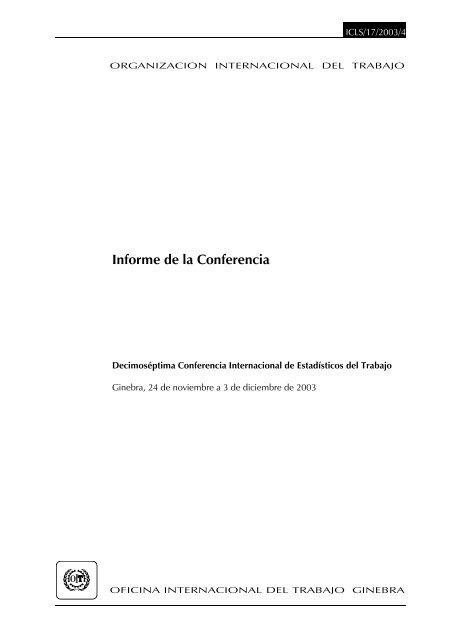Informe de la Conferencia - International Labour Organization
