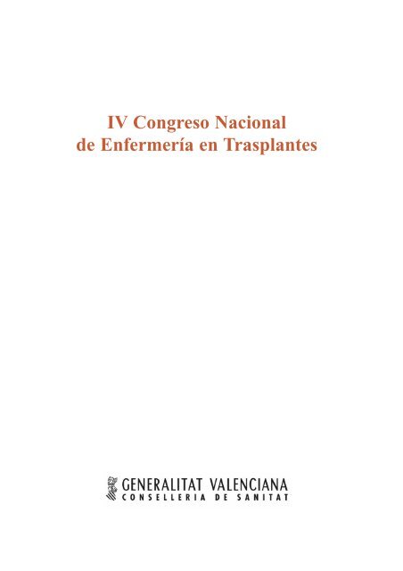 IV Congreso Nacional de Enfermería de Trasplantes - Union-Web