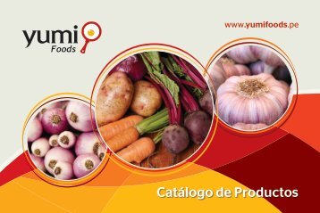 Descargar Catálogo en PDF - acerca de yumi foods
