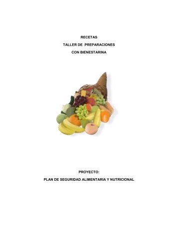 plan de seguridad alimentaria y nutricional