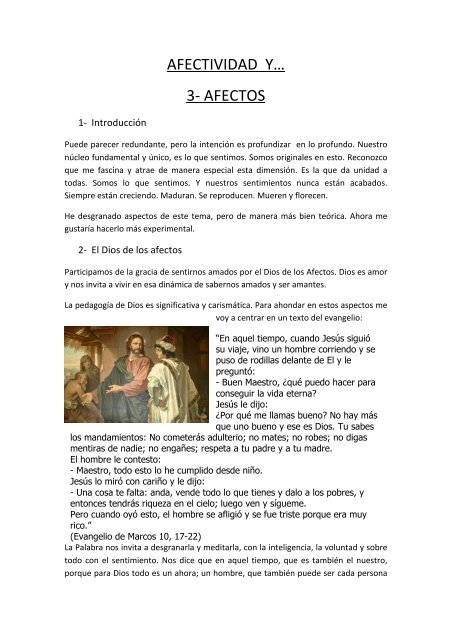 AFECTIVIDAD Y… 3-‐ AFECTOS