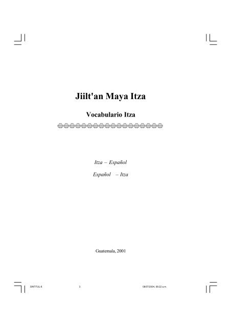Jiilt'an Maya Itza