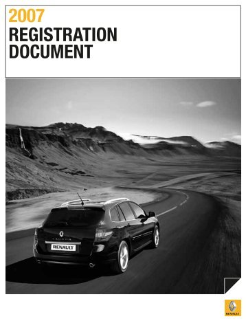 2007 Interactive Registration Document - Renault