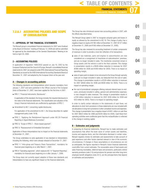 2007 Interactive Registration Document - Renault