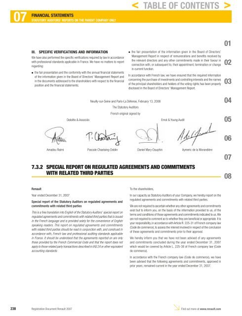 2007 Interactive Registration Document - Renault