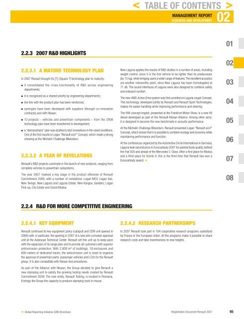 2007 Interactive Registration Document - Renault