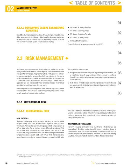 2007 Interactive Registration Document - Renault