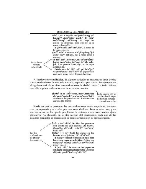 Diccionario chinanteco de la diáspora del pueblo antiguo de San ...