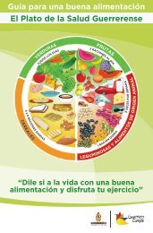 Guía para una buena alimentación El Plato de la Salud Guerrerense