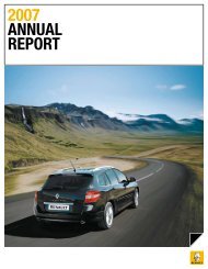 2007 Interactive Annual Report - Renault